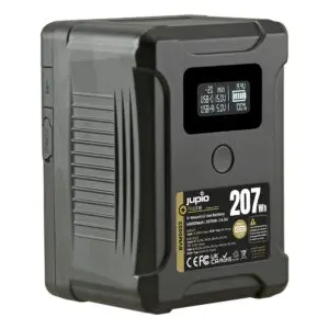 Jupio BVM0023 (V-Mount  ProLine Extreme 207 V-Mount battery 14000mAh (207Wh) - LCD Display, USB-C PD 65W in/output, D-Tap in/output and USB-A output.)