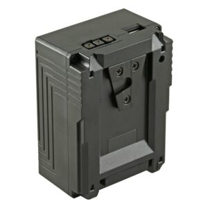 Alternative view of Jupio BVM0011 (V-Mount  *ProLine* Square V-Mount battery (Cine-cameras/RED Raven/Dragon/...) 14.8v 6400mAh (95Wh) - LED Indicator, D-Tap and USB 5v DC Output)