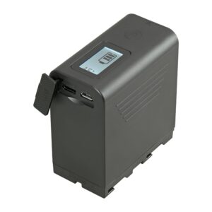Alternative view of Jupio BSO0014 (Sony  *ProLine* NP-F970 LCD (Micro USB + USB-C input / USB 5V 2.1A output) 10050mAh)