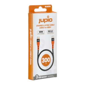 Alternative view of Jupio CAB0300 (Jupio  Jupio USB-C to USB-C cable 300cm (60W USB 2.0))