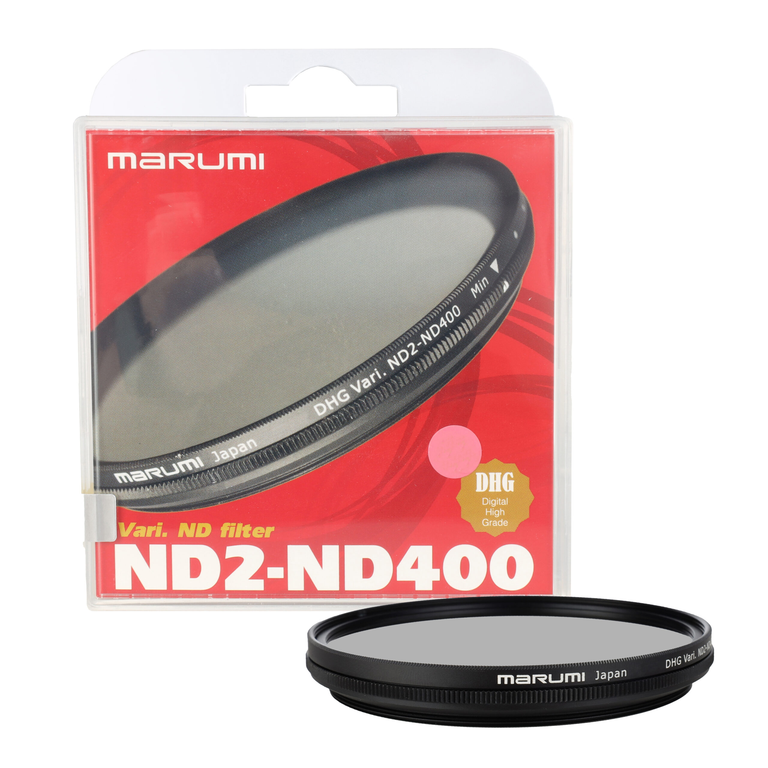 Marumi Grijs Variabel Filter DHG ND2-ND400 72 mm - Afbeelding 3