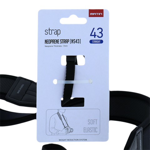 Matin Riem de Luxe Recht Neoprene 43 mm M-6753H - Afbeelding 5