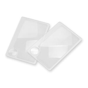 Carson Zakloep WM-01 2,5x Creditcard-formaat Loep met 6x Spot Lens - Afbeelding 3