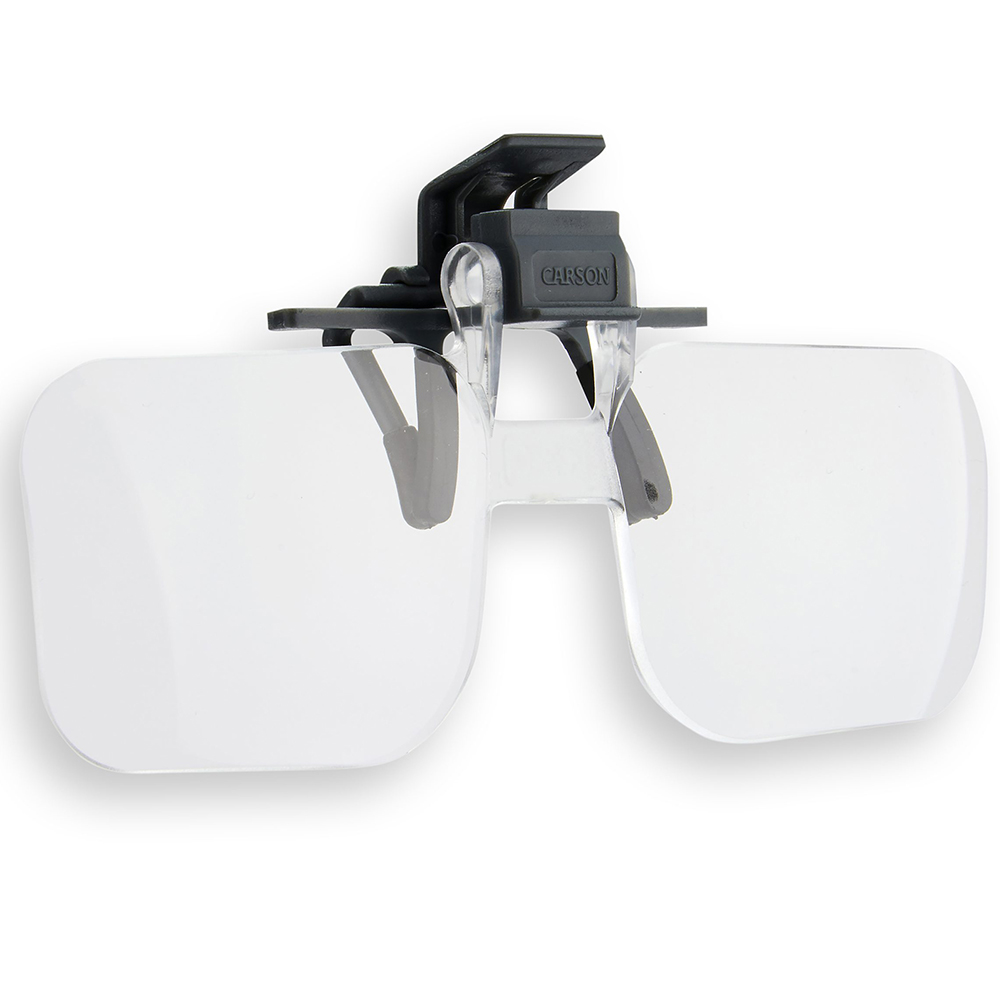 Carson Loepbril 2x (+4.00 Dioptrie) Clip-On en Flip-Up - Afbeelding 2