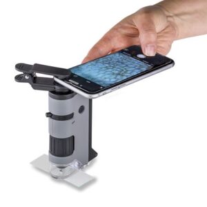 Carson Handmicroscoop MP-250 MicroFlip 100-200x met Smartphone Adapter - Afbeelding 3