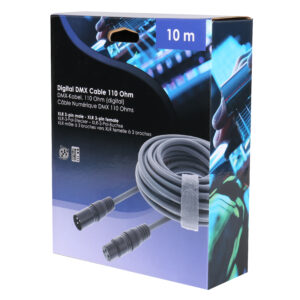 XLR Kabel 3-Pins XLR Male naar Female 10m - Afbeelding 4