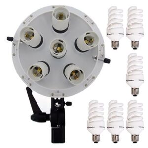 Falcon Eyes Lamp + Octabox 120cm LHD-B655FS 6x55W - Afbeelding 2