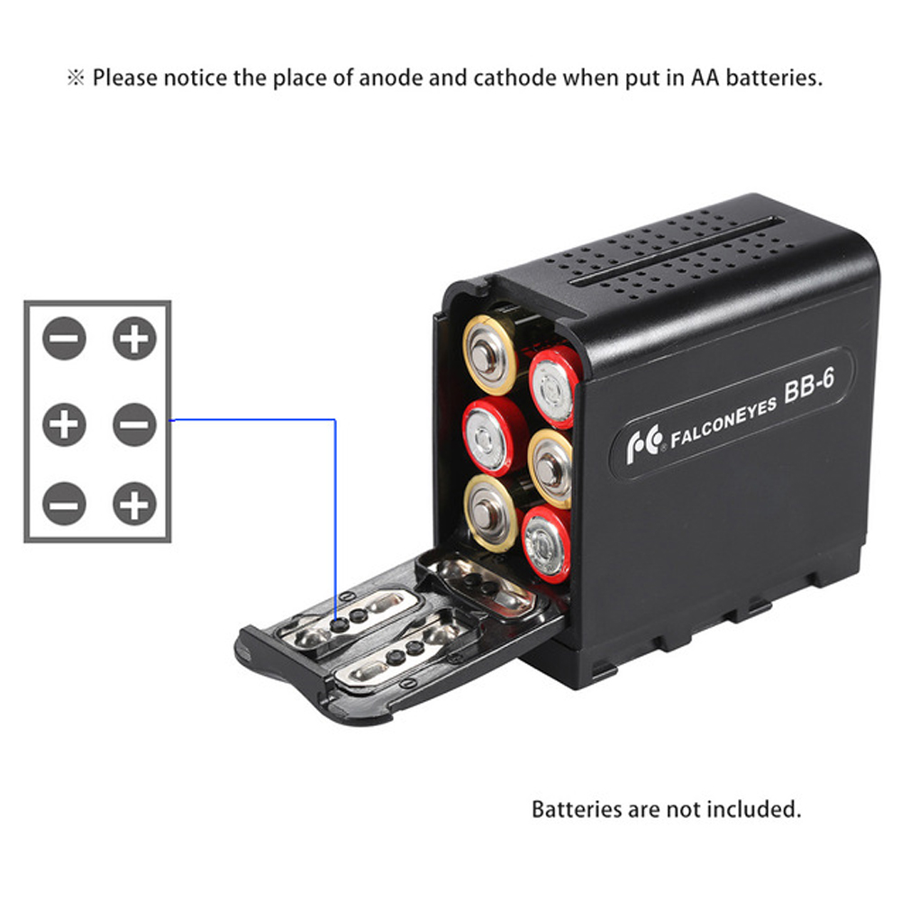 Falcon Eyes Batterij Houder BB-06 - Afbeelding 3
