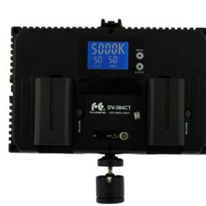 Falcon Eyes Bi-Color LED Lamp Set Dimbaar DV-384CT-K2 incl. Accu - Afbeelding 4