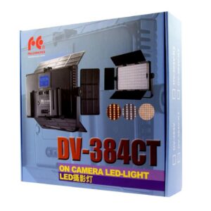 Falcon Eyes Bi-Color LED Lamp Set Dimbaar DV-384CT-K2 incl. Accu - Afbeelding 5