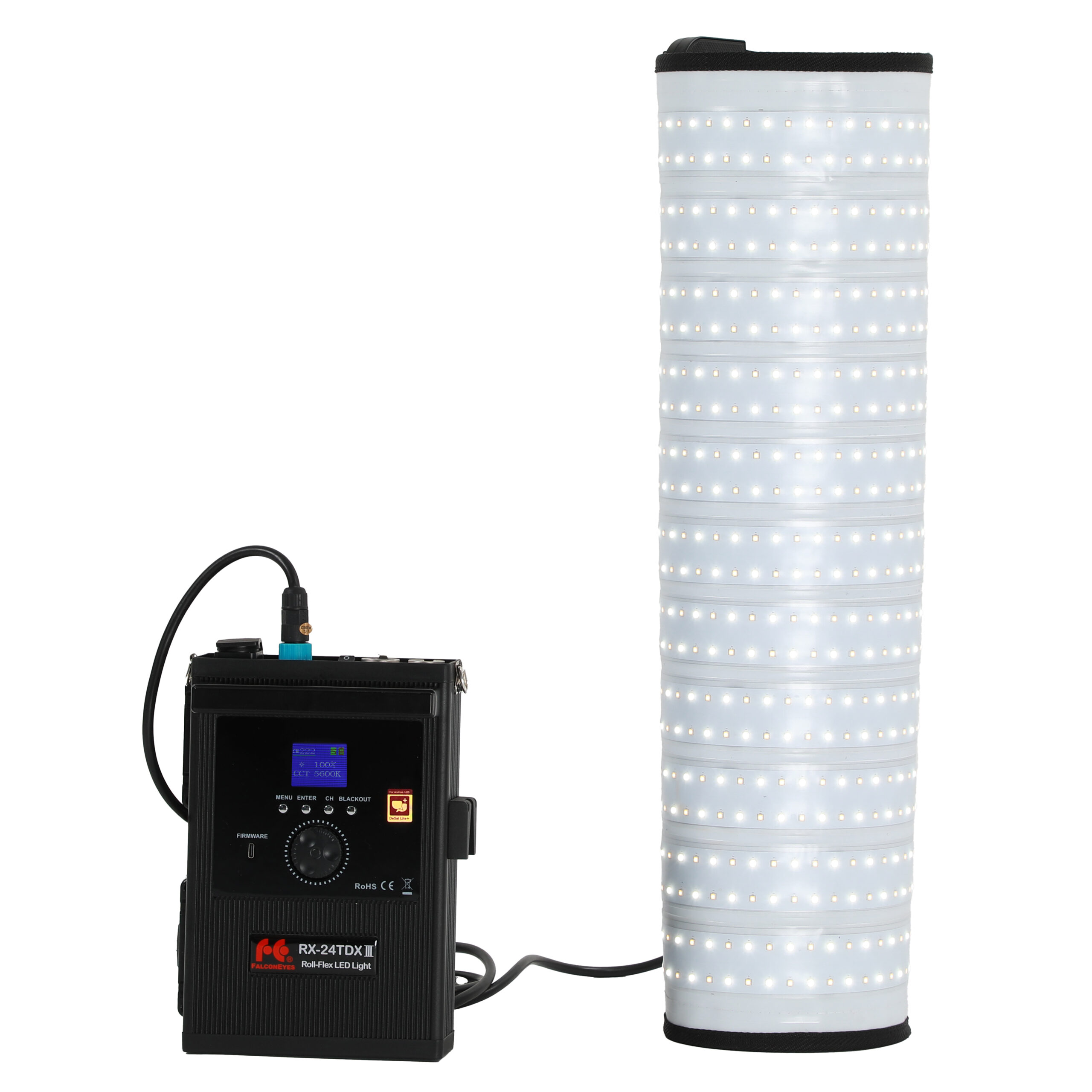 Falcon Eyes Bi-Color LED Paneel RX-24TDX III-K1 61x62 cm 220W - Afbeelding 2