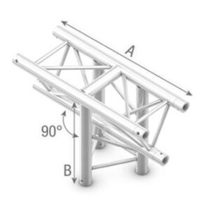 Studioking Truss T-balk Verticaal 3 Wegs Apex Omlaag