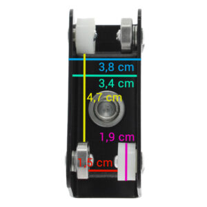 Falcon Eyes Rail Geleider 3314C voor B-3030C - Afbeelding 2