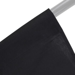 Falcon Eyes Achtergronddoek BCP-02 2,9x5 m Zwart Uitwasbaar - Afbeelding 4