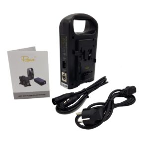 Rolux Dubbele Acculader RL-2KS voor V-Mount Accu - Afbeelding 7