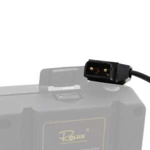 Rolux 4-pins XLR Female met Male D-tap RL-C5 - Afbeelding 4