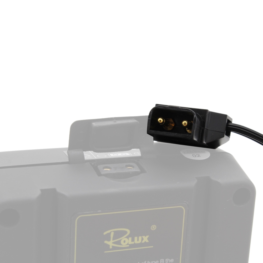 Rolux 4-pins XLR Female met Male D-tap RL-C5 - Afbeelding 4