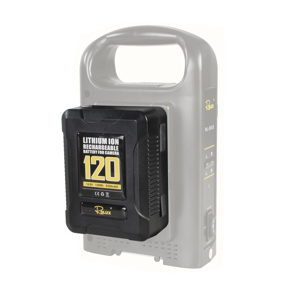 Rolux Smart V-Mount Accu YC-120S 120Wh 14,8V 8350mAh - Afbeelding 3
