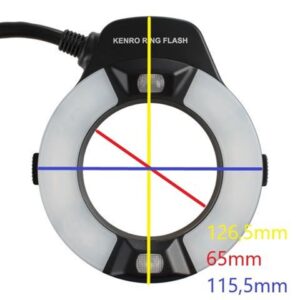 Kenro TTL Macro Ringflitser KFL201C voor Canon - Afbeelding 4