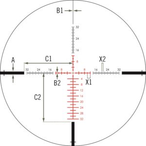 Vortex Viper PST Gen II 2-10x32 FFP Richtkijker, EBR-4 MOA - Afbeelding 6