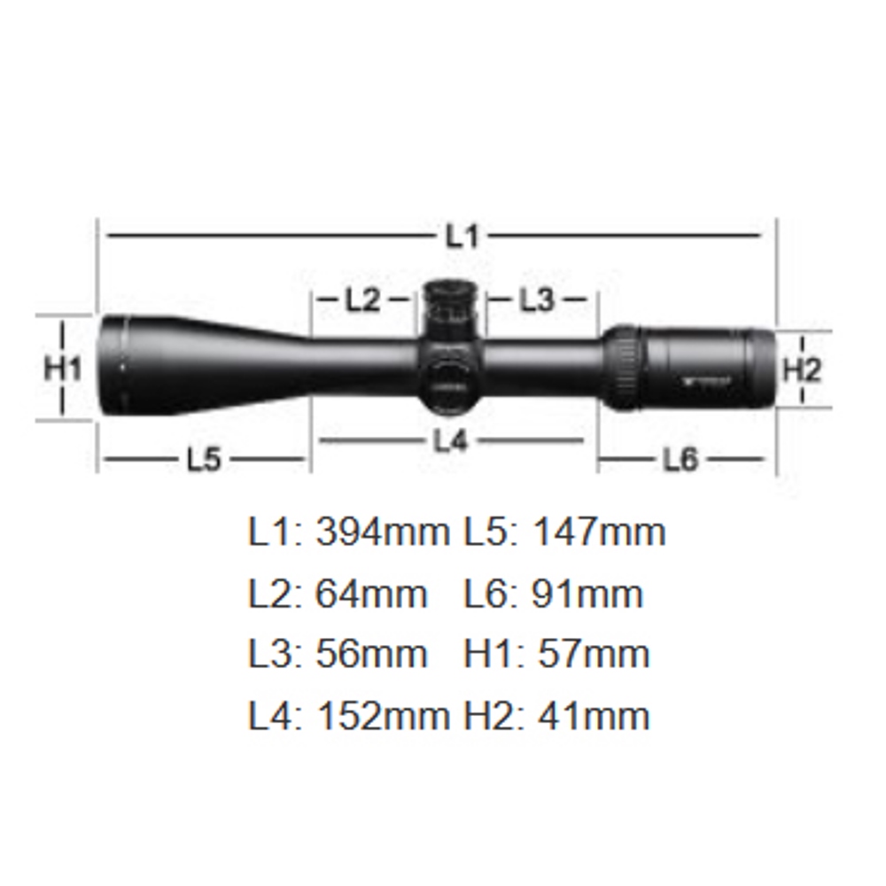 Vortex Viper HS-T 4-16x44 Richtkijker, VMR-1 Dradenkruis (MOA) - Afbeelding 6