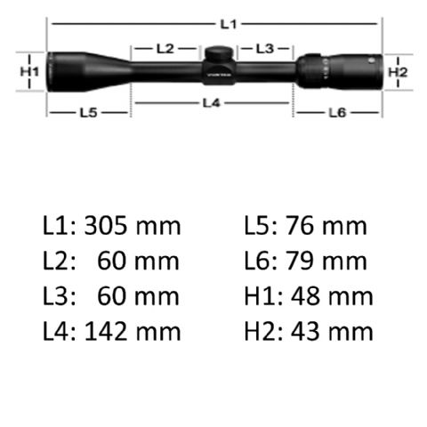 Vortex Diamondback 4-12x40 Richtkijker, Dead-Hold BDC Dradenkruis (MOA) - Afbeelding 5