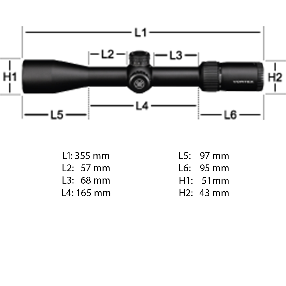 Vortex Diamondback Tactical 4-16x44 FFP Richtkijker, EBR-2C Dradenkruis (MOA) - Afbeelding 5