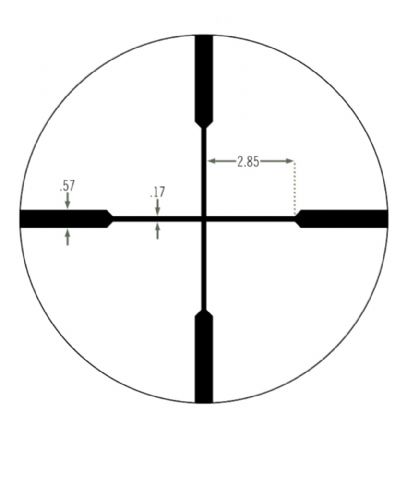 Vortex Crossfire II 2-7x32 Richtkijker, V-Plex Dradenkruis (MOA) - Afbeelding 5