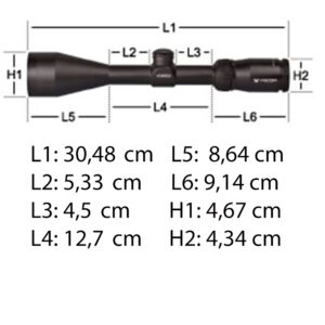 Vortex Crossfire II 3-9x40 Richtkijker, V-Plex Dradenkruis  (MOA) - Afbeelding 5