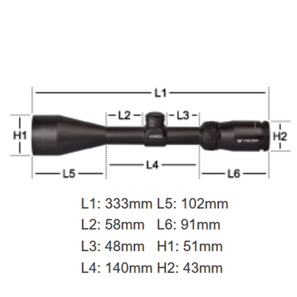 Vortex Crossfire II 4-12x44 Richtkijker, Dead-Hold BDC Dradenkruis (MOA) - Afbeelding 7