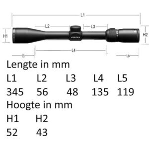 Vortex Crossfire II 4-12x40 AO Richtkijker, Dead-Hold BDC Dradenkruis (MOA) - Afbeelding 6