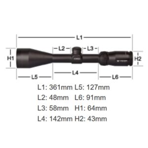 Vortex Crossfire II 4-16x50 AO Richtkijker, Dead-Hold BDC Dradenkruis (MOA) - Afbeelding 7