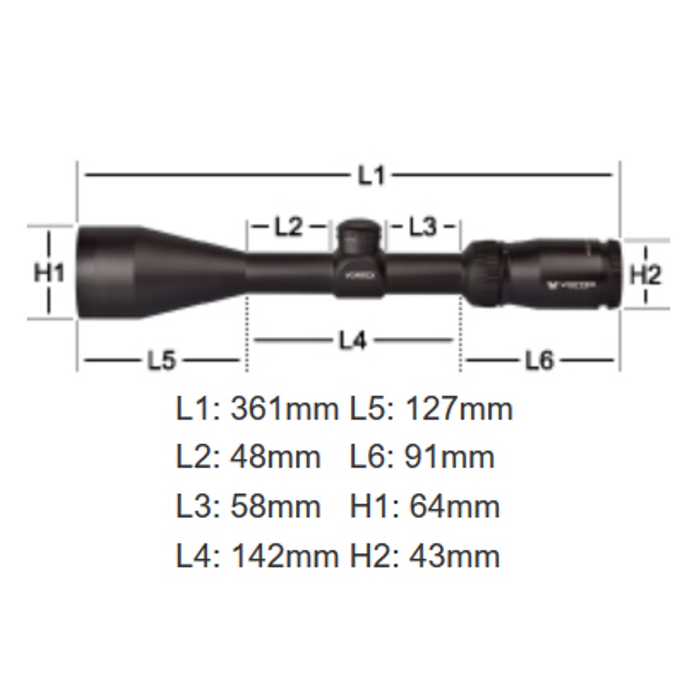 Vortex Crossfire II 4-16x50 AO Richtkijker, Dead-Hold BDC Dradenkruis (MOA) - Afbeelding 7