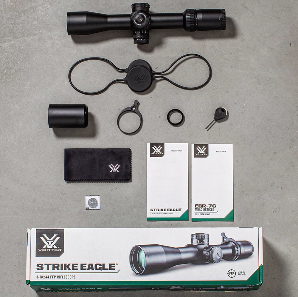 Vortex Richtkijker Strike Eagle 3-18x44 FFP, EBR-7C (MRAD) - Afbeelding 8