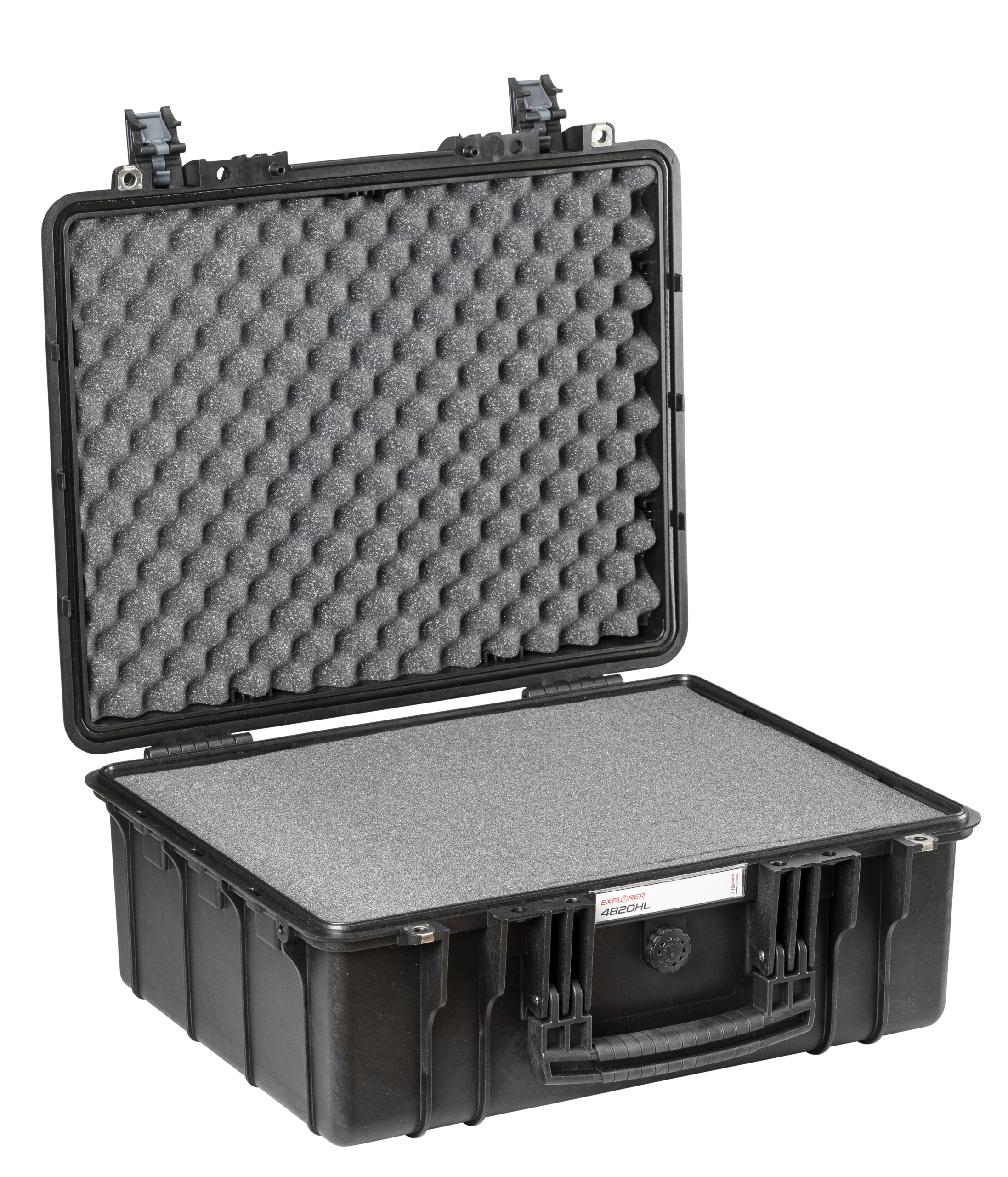 Explorer Cases 4820HL Koffer Zwart met Plukschuim