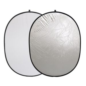 Linkstar Reflectiescherm 2 in 1 R-90120SW Zilver/Wit 90x120 cm - Afbeelding 3