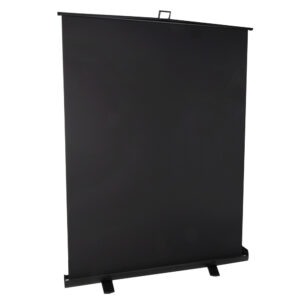 StudioKing Roll-Up Achtergrondscherm FB-150200FB 150x200 cm Zwart