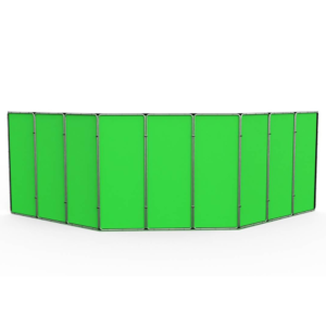 StudioKing Panoramische Achtergrond Green Screen FSF-240900PT 240x900cm - Afbeelding 2
