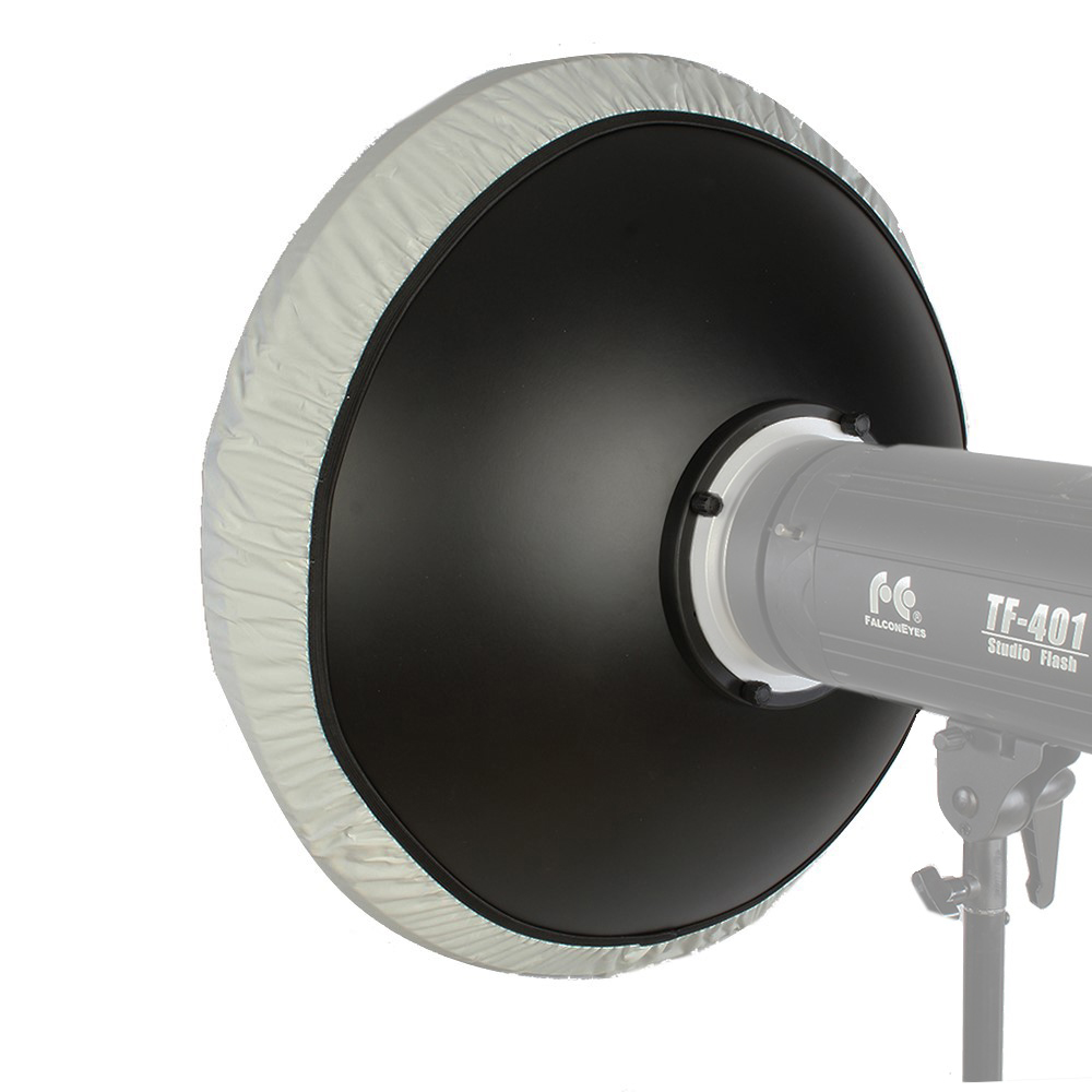StudioKing Beauty Dish Wit SK-BD550W 55 cm met Honingraat - Afbeelding 5