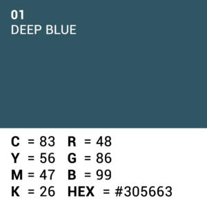 Superior Achtergrondpapier 01 Deep Blue 1,35 x 11m - Afbeelding 5