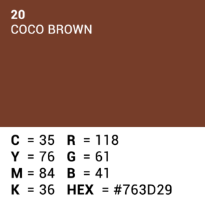 Superior Achtergrondpapier 20 Coco Brown 1,35 x 11m - Afbeelding 5