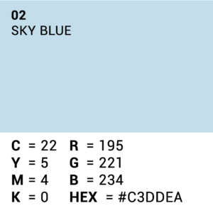 Superior Achtergrondpapier 02 Sky Blue 2,72 x 11m - Afbeelding 5