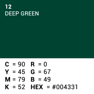 Superior Achtergrondpapier 12 Deep Green 2,72 x 11m - Afbeelding 5