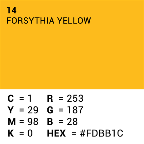 Superior Achtergrondpapier 14 Forsythia Yellow 2,72 x 11m - Afbeelding 5