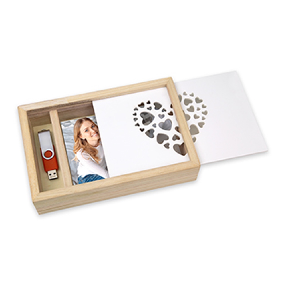 Zep CZ1257 Love Box Usb for photo 13x18 24,5x16x5 cm - Afbeelding 2