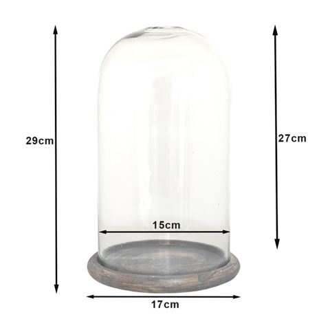 Clayre Eef Stolp 6GL3536 Transparent 17x29 cm - Afbeelding 4