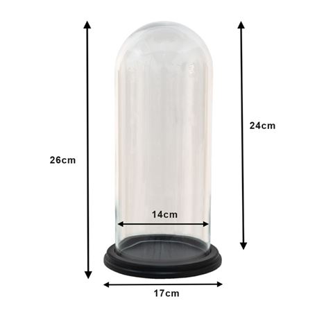 Clayre Eef Stolp 6GL3472 Transparent 17x26 cm - Afbeelding 2