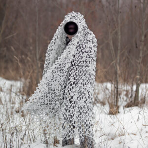 Buteo Photo Gear 3D leafs Camouflagenet Sneeuw 1,5x3 m - Afbeelding 3