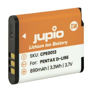 Alternative view of Jupio D-Li96 voor Pentax 890 mAh | Artifoto