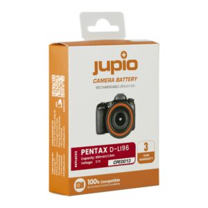 Jupio D-Li96 voor Pentax 890 mAh | Artifoto - Afbeelding 4